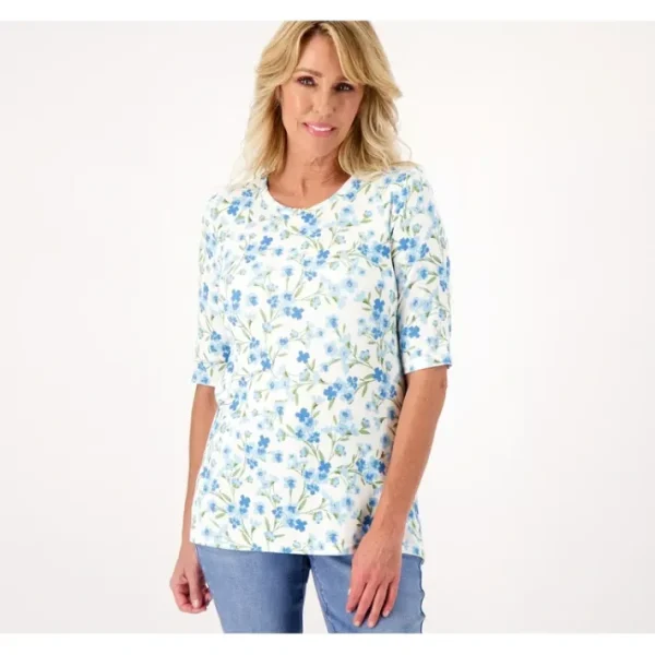 Shop All<Laurie Felt Rib Silky Rayon Scoopneck Tee - a world of fashionable women's clothing, including a wide selection of dresses and trendy accessories.