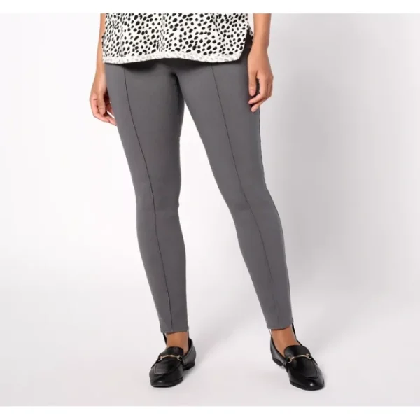 Shop All<LOGO by Lori Goldstein Petite AnyWEAR Stretch Stirrup Pant - a world of fashionable women's clothing, including a wide selection of dresses and trendy accessories.