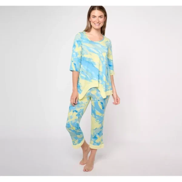 Fashion<LOGO by Lori Goldstein Printed Sleep Set - a world of fashionable women's clothing, including a wide selection of dresses and trendy accessories.