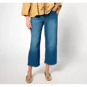Fashion<LOGO by Lori Goldstein Tall Wide-Leg Crop Jeans - a world of fashionable women's clothing, including a wide selection of dresses and trendy accessories.