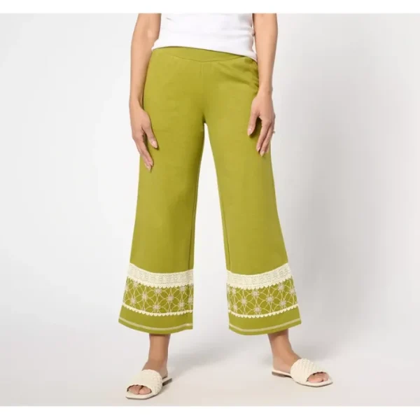 Fashion<LOGO Lavish by Lori Goldstein Pull On Crop Pants - a world of fashionable women's clothing, including a wide selection of dresses and trendy accessories.