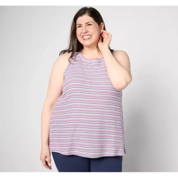 Shop All<LOGO Layers by Lori Goldstein Sleeveless Hi- Low Knit Top - a world of fashionable women's clothing, including a wide selection of dresses and trendy accessories.