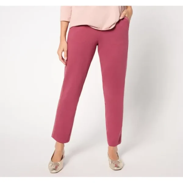 Shop All<LOGO Life by Lori Goldstein Reg Straight Leg Pull On Pants - a world of fashionable women's clothing, including a wide selection of dresses and trendy accessories.