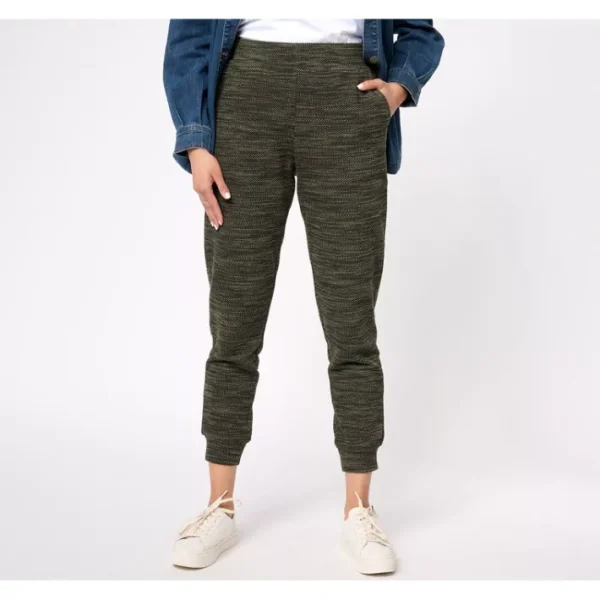 Shop All<LOGO Lounge by Lori Goldstein Regular Knit Jogger Pants - a world of fashionable women's clothing, including a wide selection of dresses and trendy accessories.