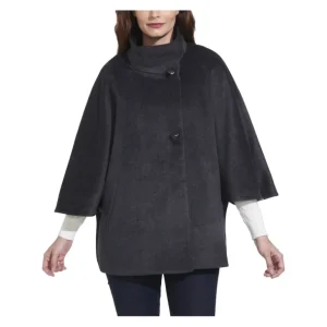 Martha Stewart Button-Front Cape Coat with Pockets - a world of fashionable women's clothing, including a wide selection of dresses and trendy accessories.> Coats