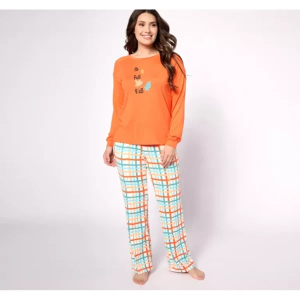 MUK LUKS Butter Knit Harvest Novelty Lounge Set - a world of fashionable women's clothing, including a wide selection of dresses and trendy accessories.> Dresses