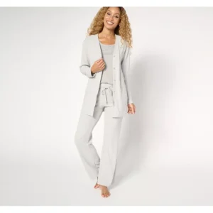 MUK LUKS Regular Cable Knit Dream Cloud 3 Pc Lounge Set - a world of fashionable women's clothing, including a wide selection of dresses and trendy accessories.> Dresses