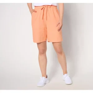 Fashion<Naturals Linen Blend Relaxed Short - a world of fashionable women's clothing, including a wide selection of dresses and trendy accessories.