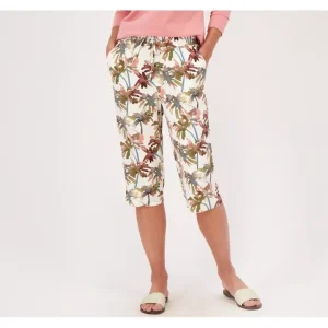 Fashion<Naturals Petite Linen Blend Skimmer Pants - a world of fashionable women's clothing, including a wide selection of dresses and trendy accessories.
