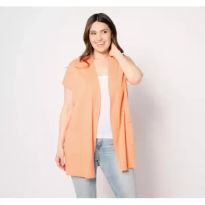 Fashion<Naturals Regular Short Sleeve Tunic Cardigan - a world of fashionable women's clothing, including a wide selection of dresses and trendy accessories.