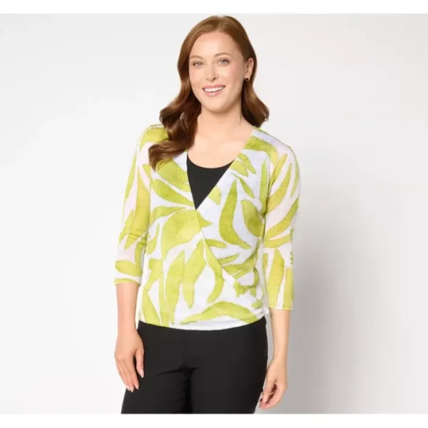 Shop All<NIC+ZOE Printed 4-Way Cardigan - a world of fashionable women's clothing, including a wide selection of dresses and trendy accessories.
