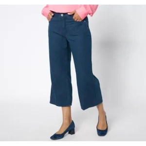 Fashion<NYDJ High Rise Brigitte Wide Leg Capri - Serendipity - a world of fashionable women's clothing, including a wide selection of dresses and trendy accessories.