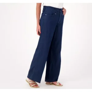 Fashion<NYDJ High Rise Teresa Wide Leg w/ Hollywood Waistband - Serendipity - a world of fashionable women's clothing, including a wide selection of dresses and trendy accessories.