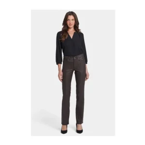 NYDJ Marilyn Coated Straight Leg Jeans - a world of fashionable women's clothing, including a wide selection of dresses and trendy accessories.> Coats