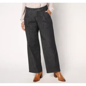 Fashion<NYDJ Teresa Wide Leg Ankle w/ Front Pleats - Eternity - a world of fashionable women's clothing, including a wide selection of dresses and trendy accessories.