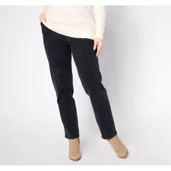 Fashion<Original Waist Stretch Tall Side Pocket Pant-BlackDenim - a world of fashionable women's clothing, including a wide selection of dresses and trendy accessories.