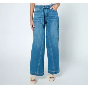 Fashion<Peace Love World Authentic Denim Regular Self Belt Jean-Denim - a world of fashionable women's clothing, including a wide selection of dresses and trendy accessories.