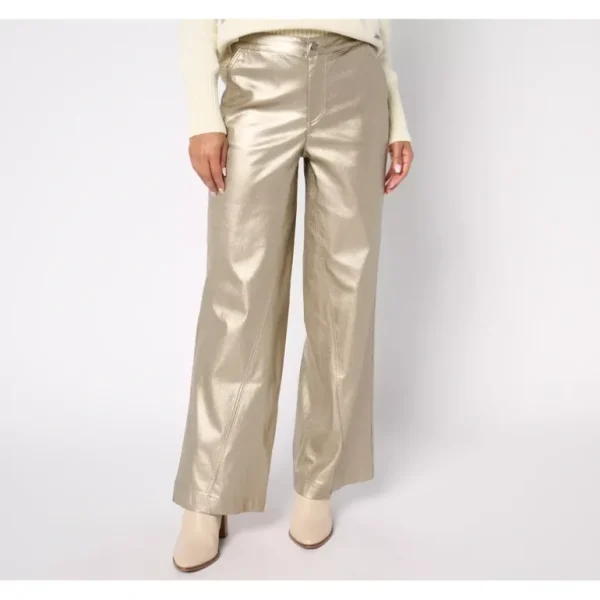 Peace Love World Black Label Petite Metallic Jean - a world of fashionable women's clothing, including a wide selection of dresses and trendy accessories.> Coats