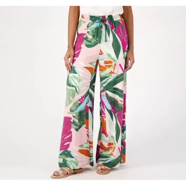 Peace Love World Regular Wide-Leg Woven Pants ' - a world of fashionable women's clothing, including a wide selection of dresses and trendy accessories.> Dresses