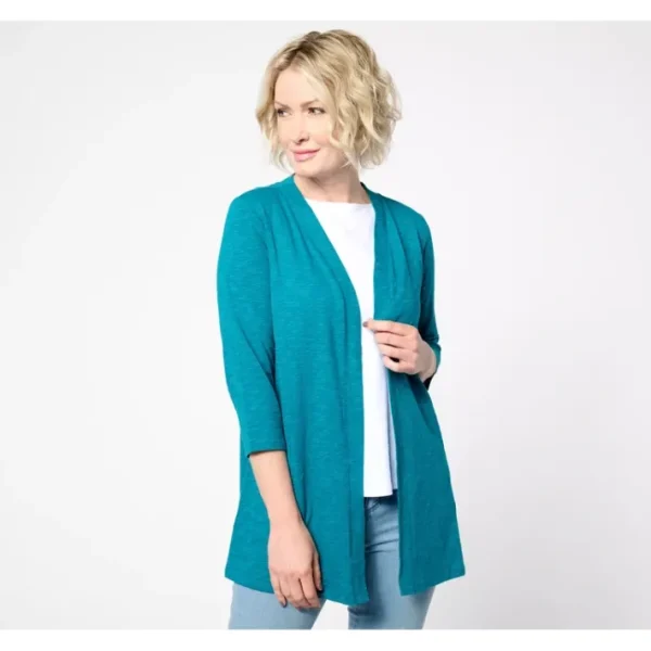 Fashion<Petite Slub Jersey Open Front Cardigan - a world of fashionable women's clothing, including a wide selection of dresses and trendy accessories.