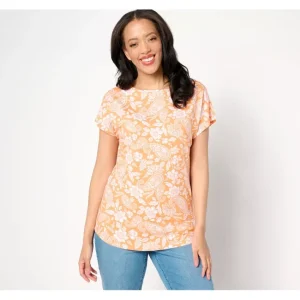 Fashion<Printed Favorite Jersey Boatneck Dolman Top - a world of fashionable women's clothing, including a wide selection of dresses and trendy accessories.