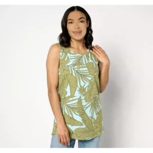 Fashion<Printed Favorite Jersey Scoop Neck Tunic Tank Top - a world of fashionable women's clothing, including a wide selection of dresses and trendy accessories.