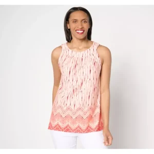 Fashion<Printed Favorite Jersey Sleeveless Swing Tank Top - a world of fashionable women's clothing, including a wide selection of dresses and trendy accessories.