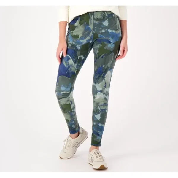 Fashion<Printed Petite Duo Stretch Full-Length Leggings - a world of fashionable women's clothing, including a wide selection of dresses and trendy accessories.