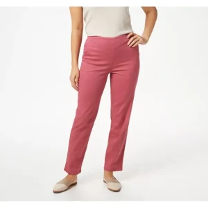 Fashion<Pull-On Front V-Yoke Pant with Pockets - a world of fashionable women's clothing, including a wide selection of dresses and trendy accessories.