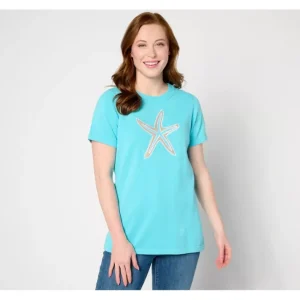Fashion<Quacker Factory Nautical Rope Short Sleeve Sweater - a world of fashionable women's clothing, including a wide selection of dresses and trendy accessories.