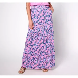 Regular Linen Blend Knit Tiered Maxi Skirt - a world of fashionable women's clothing, including a wide selection of dresses and trendy accessories.> Dresses