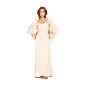 Fashion<Rene by Rene Ruiz Collection Cape Sleeve Gown - a world of fashionable women's clothing, including a wide selection of dresses and trendy accessories.