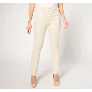 Fashion<Signature Regular Color Perfect Flex Pull-On Jean - a world of fashionable women's clothing, including a wide selection of dresses and trendy accessories.