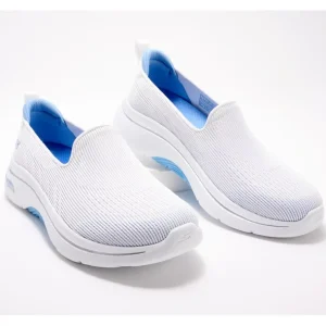 Skechers GOWalk Arch Fit Vegan Washable Mesh Slip-Ons - Lacy - a world of fashionable women's clothing, including a wide selection of dresses and trendy accessories.> Shoes