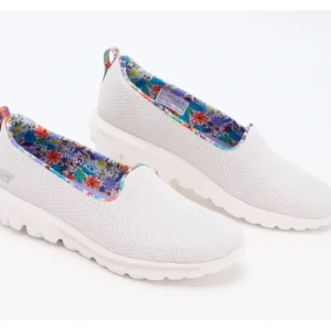 Skechers GOWalk Classic Vegan Washable Slip Ons- Summer - a world of fashionable women's clothing, including a wide selection of dresses and trendy accessories.> Shoes