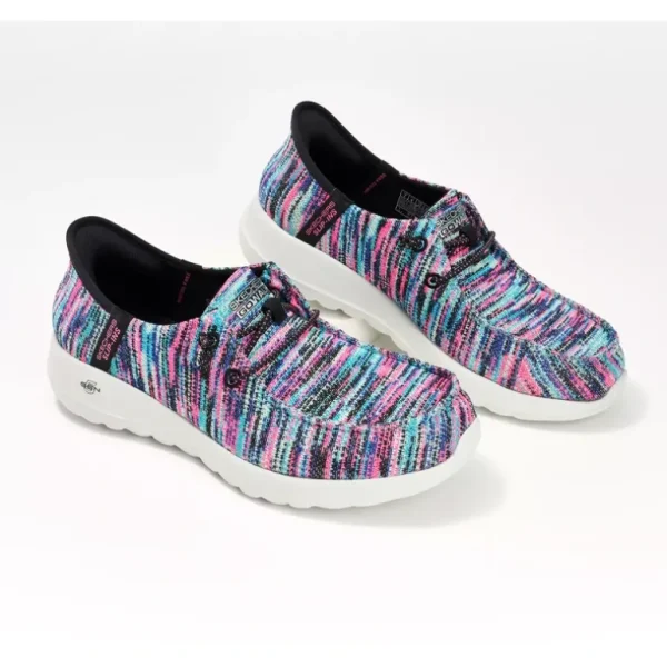 Skechers Slip- ins GOWalk Joy Vegan Washable Shoes- Halen - a world of fashionable women's clothing, including a wide selection of dresses and trendy accessories.> Shoes