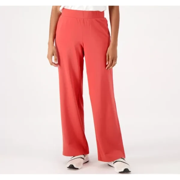 Fashion<Sport Savvy Petite French Terry Wide Leg Pant - a world of fashionable women's clothing, including a wide selection of dresses and trendy accessories.