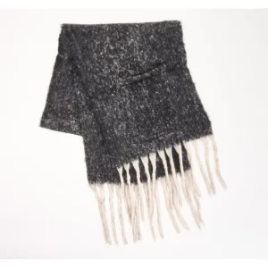Fashion<Sprigs Oversized Solid Fringe Scarf with Pockets - a world of fashionable women's clothing, including a wide selection of dresses and trendy accessories.