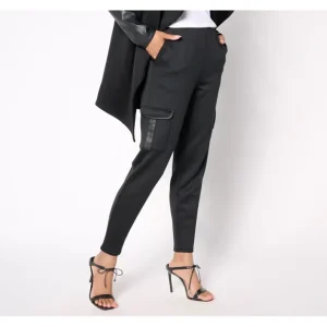 Studio Park Shawn Killinger Reg Mixed Media Travel Pant - a world of fashionable women's clothing, including a wide selection of dresses and trendy accessories.> Dresses