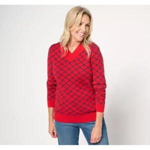 Fashion<Studio Park x Alberti Popaj Womens Festive Pullover Sweater - a world of fashionable women's clothing, including a wide selection of dresses and trendy accessories.
