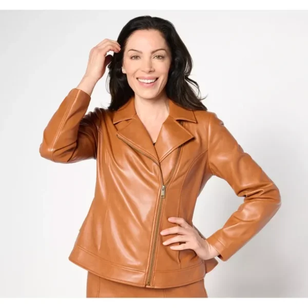 Studio Park X Ali Carr Faux Leather Moto Jacket - a world of fashionable women's clothing, including a wide selection of dresses and trendy accessories.> Coats