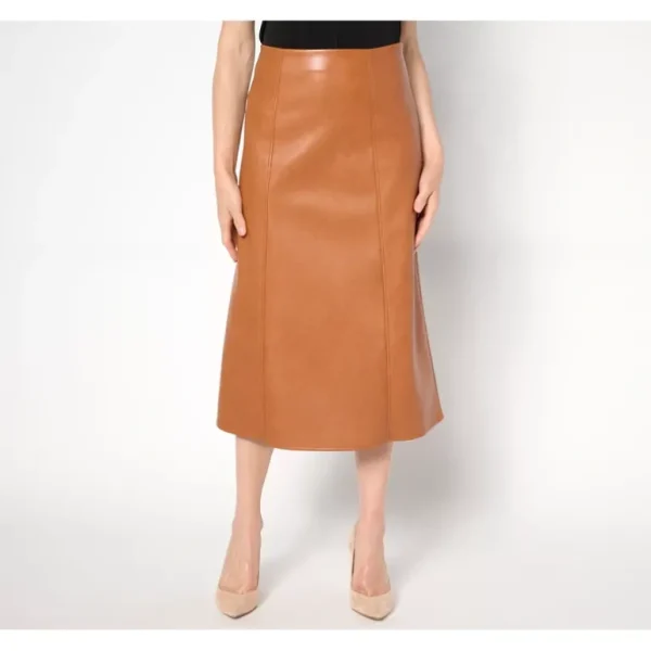 Studio Park_x Ali Carr Regular Faux Leather Midi Skirt - a world of fashionable women's clothing, including a wide selection of dresses and trendy accessories.> Coats