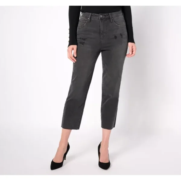 Studio Park x Amy Stran Petite Distressed Hem Black Jean - a world of fashionable women's clothing, including a wide selection of dresses and trendy accessories.> Shoes