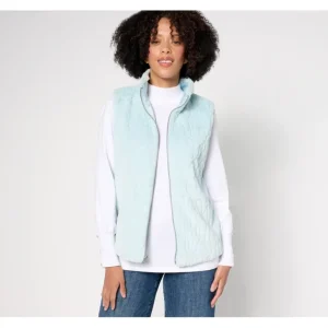 Studio Park x Kerstin Lindquist Faux Fur Zip Front Vest - a world of fashionable women's clothing, including a wide selection of dresses and trendy accessories.> Dresses