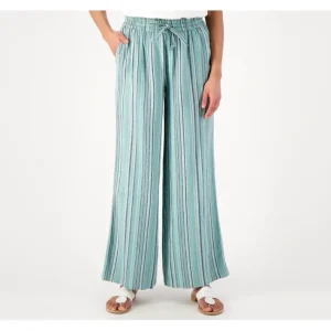 Fashion<Studio Park x Kerstin Lindquist Regular Striped Linen Pant - a world of fashionable women's clothing, including a wide selection of dresses and trendy accessories.