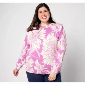 Fashion<Studio Park x Leah Williams Floral Daze Sweater - a world of fashionable women's clothing, including a wide selection of dresses and trendy accessories.