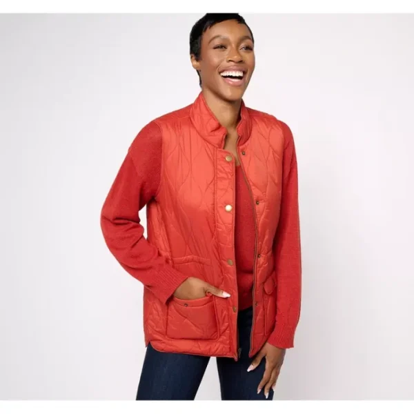 Fashion<Studio Park x Leah Williams Lightweight Puffer Vest - a world of fashionable women's clothing, including a wide selection of dresses and trendy accessories.