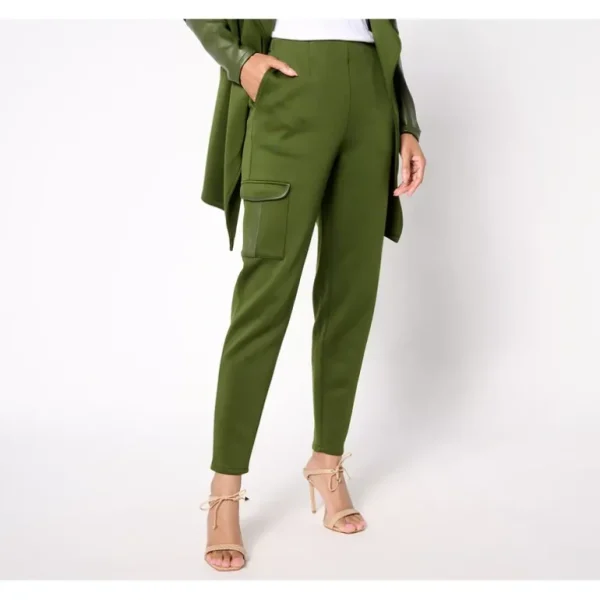 Studio Park x Shawn Killinger Petite Mixed Media Travel Pant - a world of fashionable women's clothing, including a wide selection of dresses and trendy accessories.> Dresses