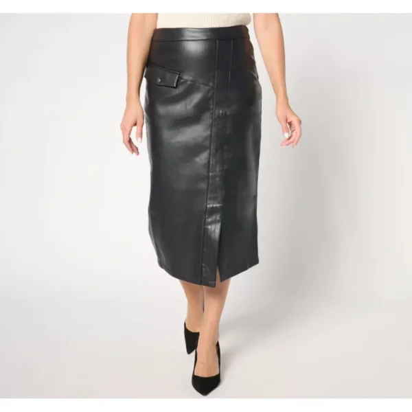 Studio Park x Shawn Killinger Regular Fixed Faux-Leather Wrap Skirt - a world of fashionable women's clothing, including a wide selection of dresses and trendy accessories.> Coats