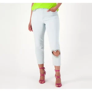 Fashion<Studio Park x Vanessa Herring Petite Crystal Heart Jeans - a world of fashionable women's clothing, including a wide selection of dresses and trendy accessories.